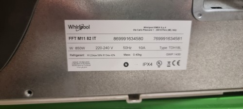 Whirlpool fft m11 it - whirlpool, 82
